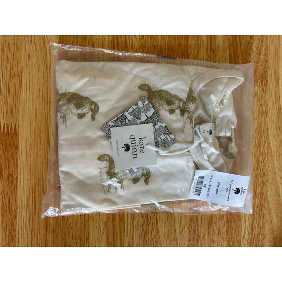 NWT Kate Quinn Platypus Long Sleeve Box Tee Size 6 - Picture 3 of 3